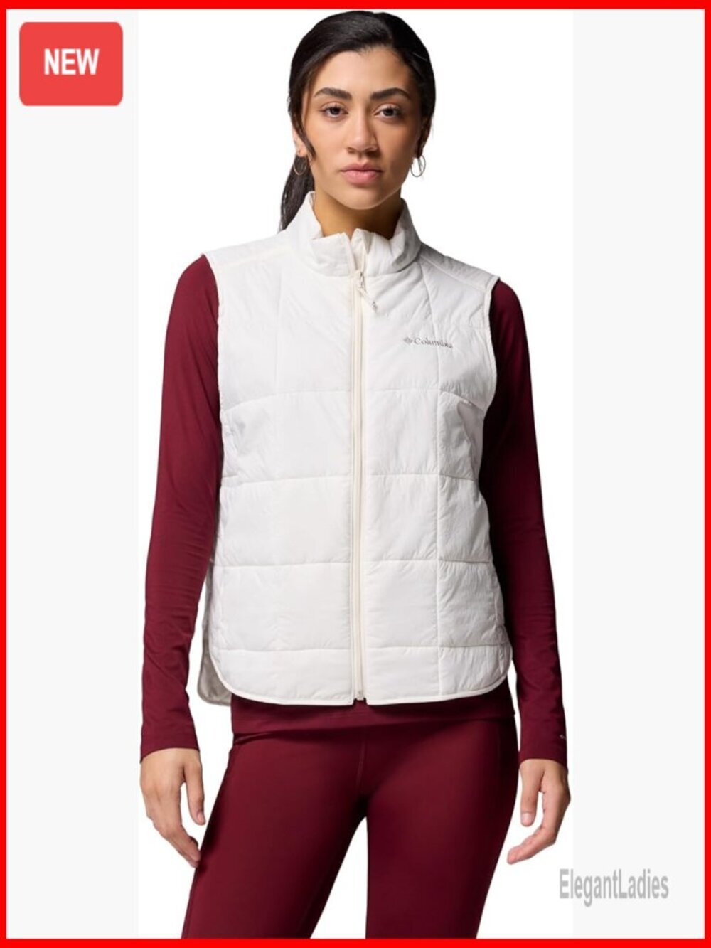 Lightly Insulated Quilted Vest, Packable, Water-Resistant, Regular Fit